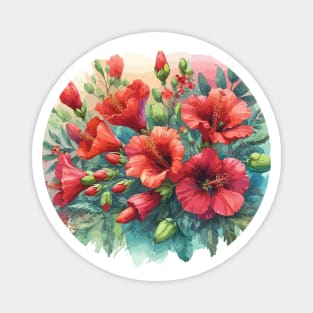 Hibiscus Flower Magnet